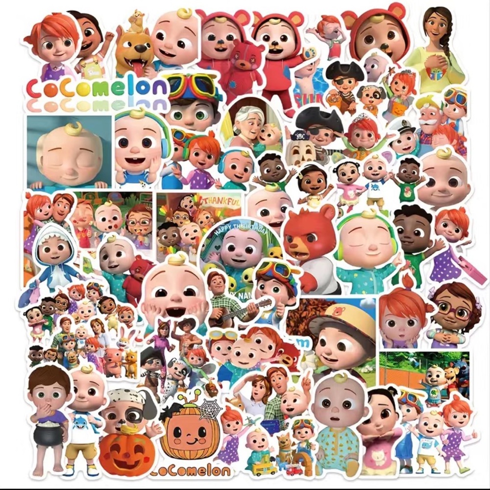 FREE W PURCHASE Cocomelon 50 Pack Stickers! - Picture 1 of 3